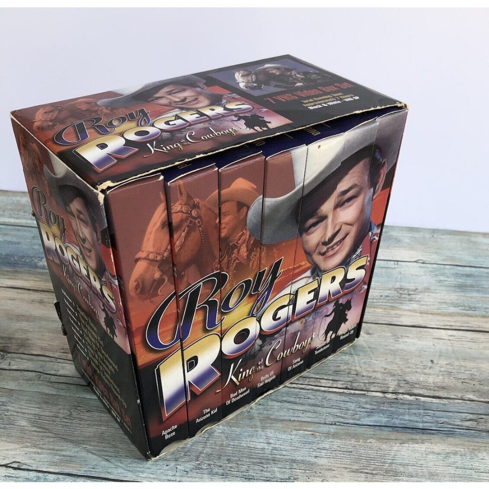 Roy Rogers King Of The Cowboys 7 VHS Collection